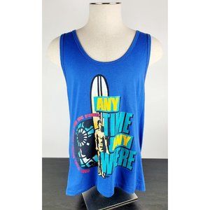 Vintage Surf Gear Tank Top Neon Surfer 90s Volleyball Muscle Men's Size X-Large